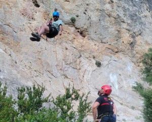 Rescatado un escalador en la Vía Ferrata de Fuertescusa