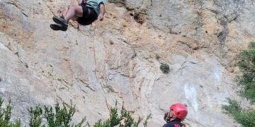 Rescatado un escalador en la Vía Ferrata de Fuertescusa