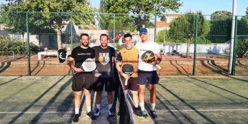 Sergio Pérez-Moneo y Chema Ayanz y Marta y Miriam Gamero vencen en el V torneo de Pádel de Arcas