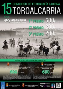ToroAlcarria convoca su 15º Concurso de Fotografía Taurina en la víspera de las Vacas por el Tajo