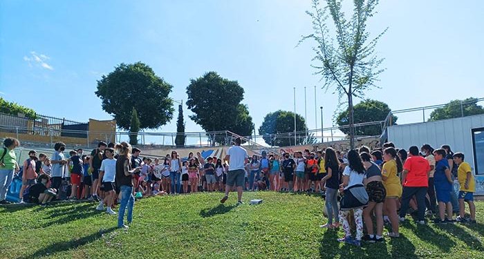 Un total de 170 niños y niñas de los sextos de los tres colegios de Cabanillas «toman» el Centro Joven en una jornada de convivencia