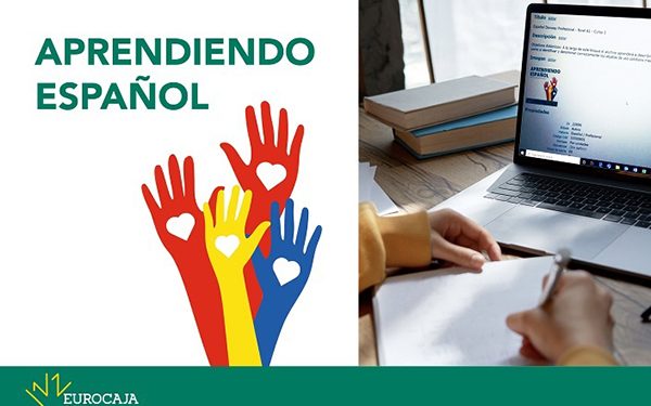 Un total de 75 personas de 17 países, en su mayoría ucranianos, aprenden español gracias a Fundación Eurocaja Rural