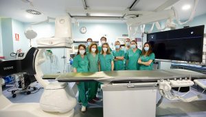 Un trabajo presentado por el Hospital de Guadalajara sobre sangrado en pacientes Covid suscita gran interés en el Congreso Internacional de Intervencionismo