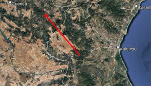 Una gran bola de fuego sobrevuela la provincia de Cuenca