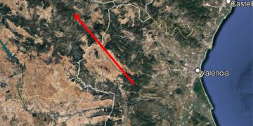 Una gran bola de fuego sobrevuela la provincia de Cuenca