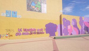 Unidas Podemos-Izquierda Unida de El Casar denuncia los actos vandálicos cometidos contra el mural Feminista por la igualdad inaugurado hace tan solo una semana