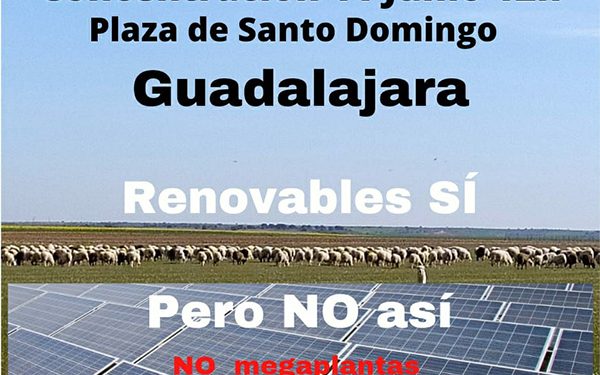 Unidas Podemos-IU Guadalajara se sumará a la concentración ‘Renovables sí, pero no así no megaplantas´ 1 Unidas Podemos-Izquierda Unida de Guadalajara se sumará a la concentración ‘Renovables sí, pero no así no megaplantas´