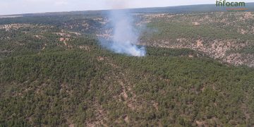 Vuelven los incendios a Cuenca arden la Herrería de Santa Cristina y Castejón