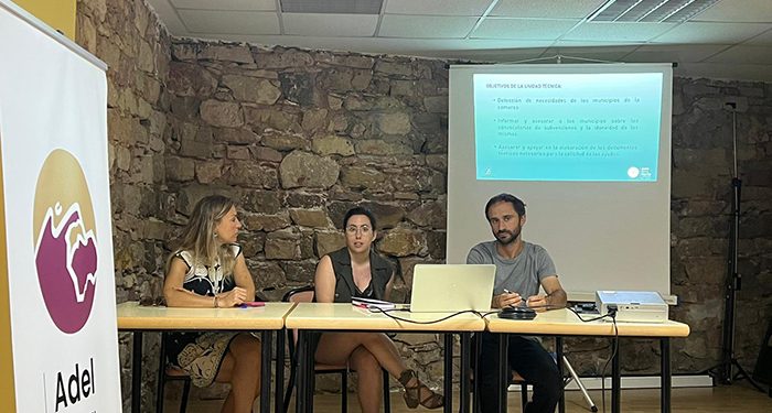 ADEL presenta a la comarca su nueva Unidad Técnica