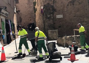 El Ayuntamiento de Cuenca finaliza la Campaña de Limpieza Intensiva en el Casco Antiguo