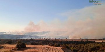 Controlado el incendio de Valdepeñas de la Sierra