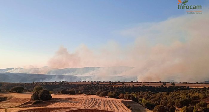 Controlado el incendio de Valdepeñas de la Sierra 1 Controlado el incendio de Valdepeñas de la Sierra
