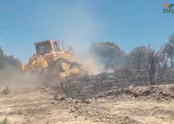 Controlado el incendio declarado en Humanes