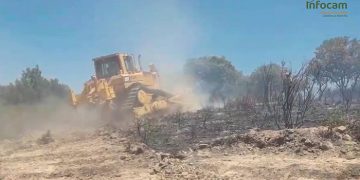 Controlado el incendio declarado en Humanes