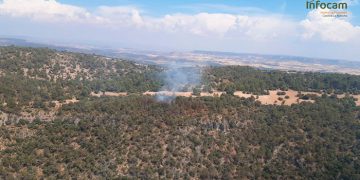 Controlado un incendio en el pantano de Buendía
