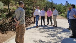 Ejecutado el 60 por ciento de las obras en los caminos forestales a arreglar en la Sierra Norte gracias al convenio entre Junta y Diputación