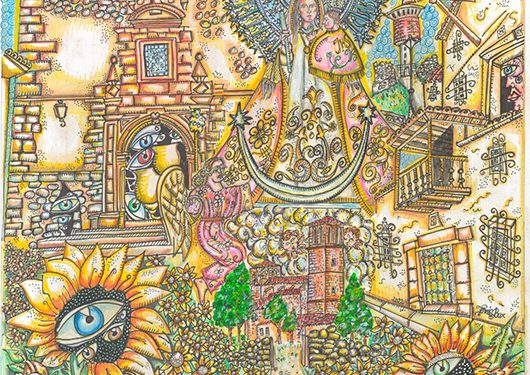 El artista Tomás Bux viste las Fiestas Patronales de Almodóvar del Pinar