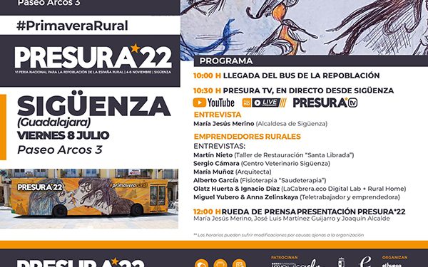 El Autobús de la Repoblación llega a Sigüenza en gira de 2022
