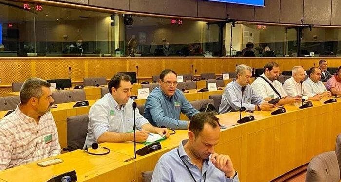 El Ayuntamiento de Huete reivindica el tren en el Parlamento Europeo en Bruselas