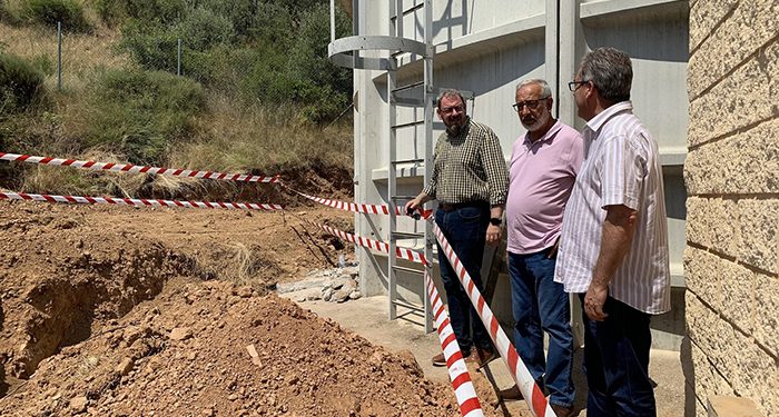 El Gobierno regional acomete obras de ampliación y mejora en el sistema de abastecimiento de la Mancomunidad de Aguas de La Muela