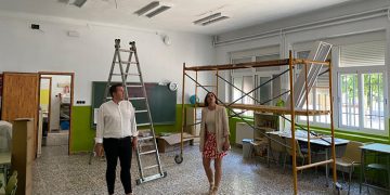 El Gobierno regional destina alrededor de 73.000 euros a la mejora de las instalaciones del colegio público de Almodóvar del Pinar