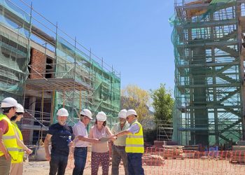 El parque de bomberos de Priego supera el 25 por ciento de ejecución de la obra con la estructura y la cubierta finalizadaS 4 El parque de bomberos de Priego supera el 25 por ciento de ejecución de la obra con la estructura y la cubierta finalizadaS