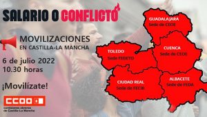 El PCE de Guadalajara se suma a las movilizaciones por las mejoras salariales convocadas por CCOO y UGT