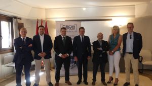 El presidente de Cepyme, Gerardo Cueva, respalda los proyectos de la Confederación de Empresarios de Cuenca