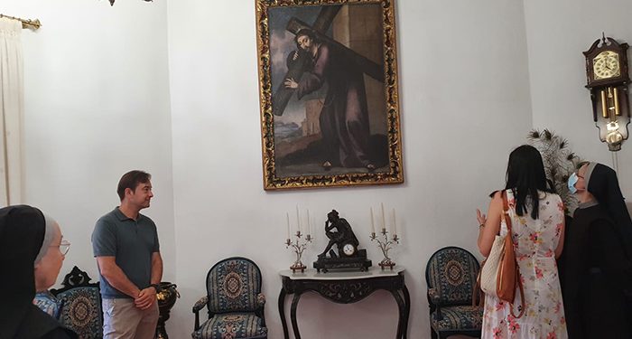 El Taller de Restauración Provincial de Cuenca restaura un óleo del siglo XVII y lo devuelve al convento de Santa María de la Expectación 1 El Taller de Restauración Provincial de Cuenca restaura un óleo del siglo XVII y lo devuelve al convento de Santa María de la Expectación