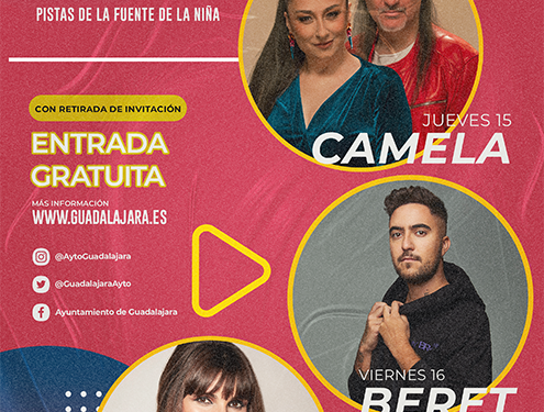 En pocas horas, 6.000 personas ya han adquirido su entrada gratuita para los conciertos de Ferias y Fiestas de Guadalajara