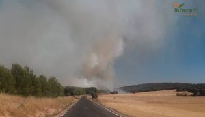 Fuego en Rada de Haro