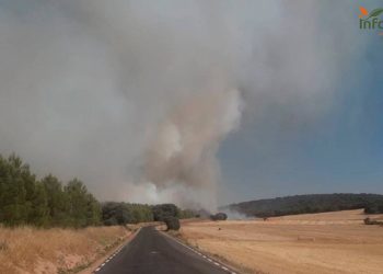 Fuego en Rada de Haro