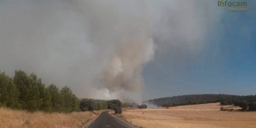 Fuego en Rada de Haro