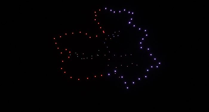 Guadalajara acoge el espectáculo de drones ‘Drone Light Show' por el 40 aniversario del Estatuto de Castilla-La Mancha