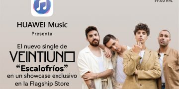 Huawei Music y Veintiuno ofrecen un concierto exclusivo en Madrid para presentar el nuevo single de la banda, “Escalofrios”