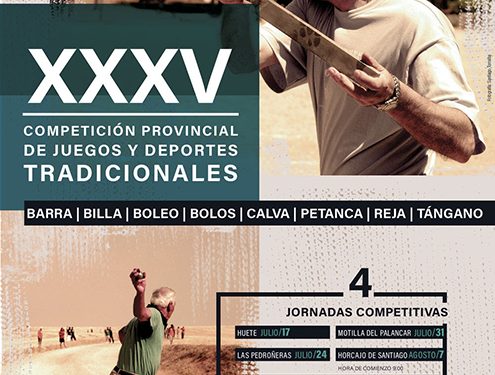 Huete acogerá el 17 de julio la primera jornada de la XXXV Competición Provincial de Juegos y Deportes Tradicionales 1 Huete acogerá el 17 de julio la primera jornada de la XXXV Competición Provincial de Juegos y Deportes Tradicionales