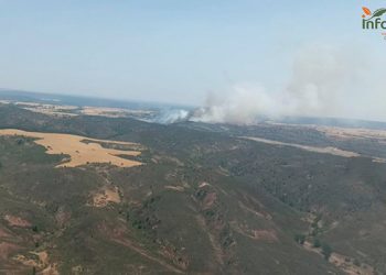 Incendio en Angón