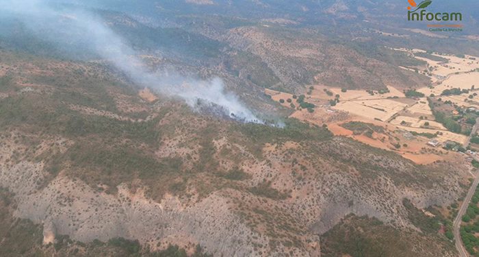 Controlado el incendio en El Recuenco 1 Incendio en El Recuenco
