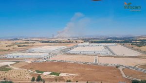 Incendio en Yunquera de Henares