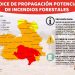 Indice de Propagación Potencial de Incendios Forestales para hoy