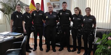 La Policía Nacional recibe a 6 nuevos agentes en prácticas que completarán su periodo de formación en Guadalajara