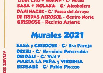 La tercera edición del Festival de Arte Urbano Astarté de Iniesta contará con 9 muralistas y un escultor
