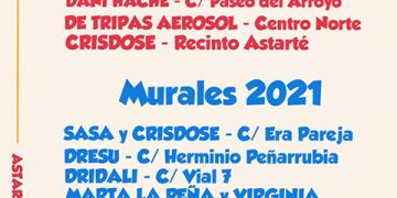 La tercera edición del Festival de Arte Urbano Astarté de Iniesta contará con 9 muralistas y un escultor