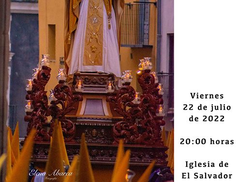 La V. H. del Santísimo Cristo de la Luz celebra este viernes la Santa Misa por la festividad de Santa María Magdalena