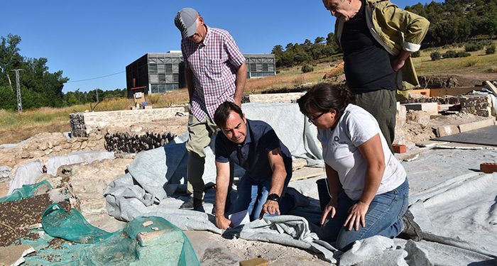 Las obras del balneum de Noheda, financiadas por la Diputación de Cuenca, alcanzan casi la mitad de la ejecución 1 Las obras del balneum de Noheda, financiadas por la Diputación de Cuenca, alcanzan casi la mitad de la ejecución