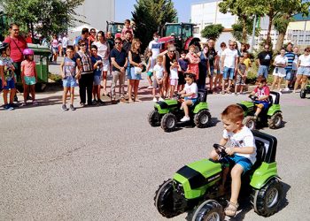 Los más pequeños demostraron en la FIDA 2022 sus grandes habilidades con el tractor a pedales