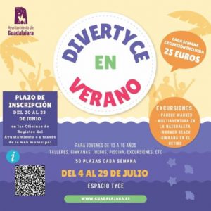 Nueva convocatoria de inscripción a las actividades de ‘DiverTYCE en verano’ para las dos últimas semanas de julio