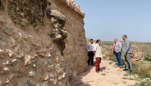 Nueva intervención en el Prao de los Judíos de la muralla de Molina de Aragón