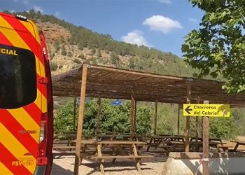 Nuevo accidente en Las Chorreras de Enguídanos un joven de 18 años acaba en el hospital