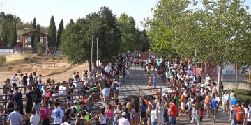 Primer encierro de las fiestas de Cabanillas